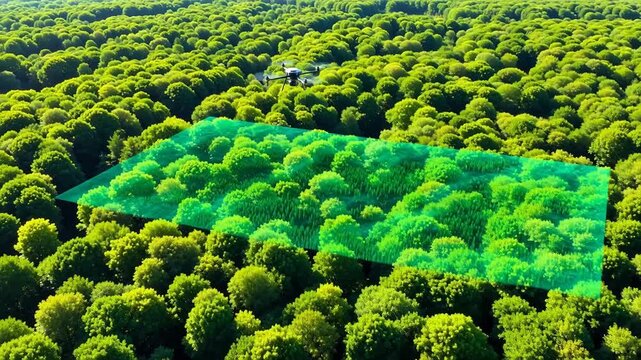 Advanced Vegetation Monitoring: Airborne Radar Penetrating Canopy