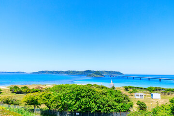 初夏の角島大橋　山口県下関市 © M・H