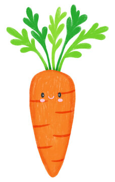 carrot with leaves