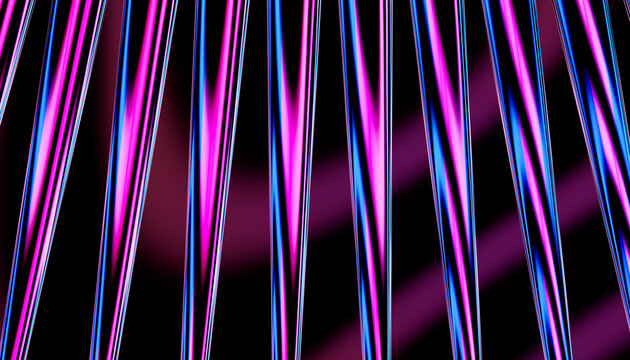 Abstract neon pink and blue glowing graphic background