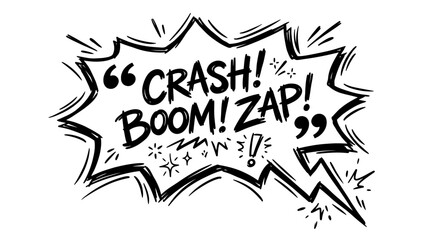 Comic book explosion speech bubble. © Yusuf