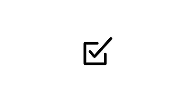 Check mark icon, positive symbol, tick mark icon.