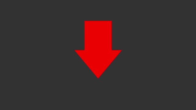 Animated arrow bouncing slide to down.