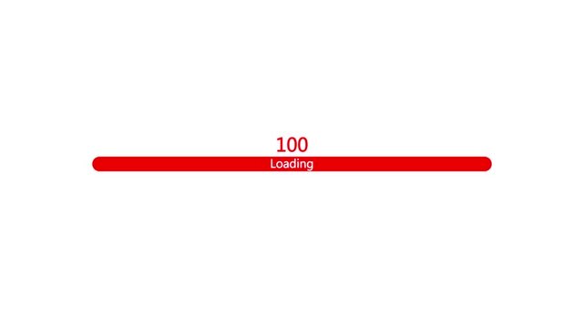Sustainable loading or waiting bar icon concept loop animation. loading text. 4k. 