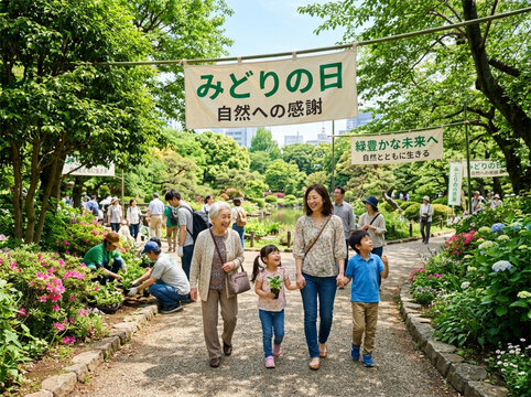 Greenery Day in the Park