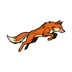 E sport Fox Animal logo vector design templates simple and modern © Deni