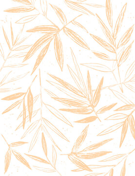 Floral Plant Seamless Pattern for Fabric Print