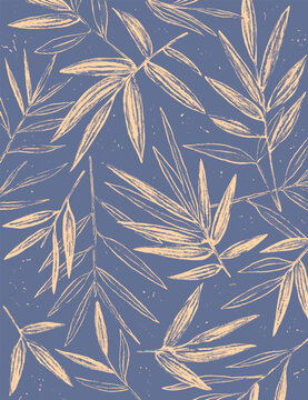 Floral Plant Seamless Pattern for Fabric Print