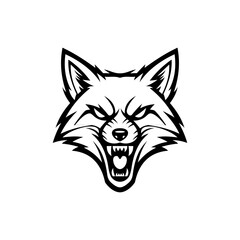E sport Fox Animal logo vector design templates simple and modern © Deni