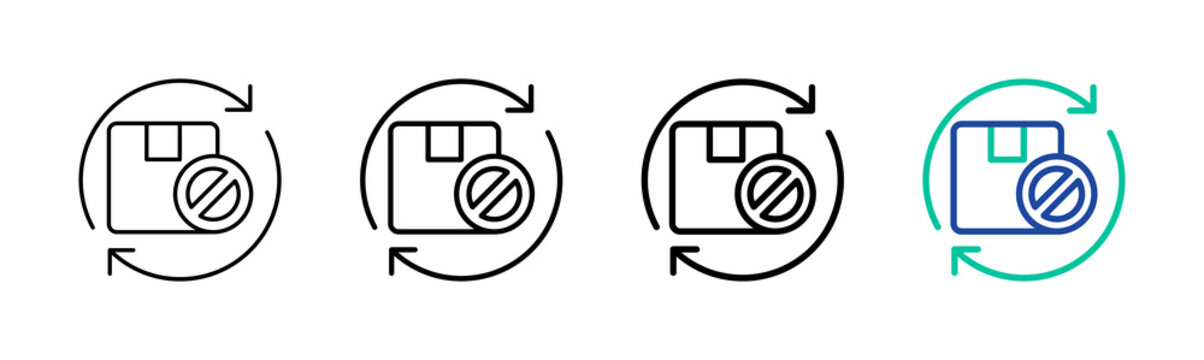 Work In Progress Icon Collection Different Style Outline