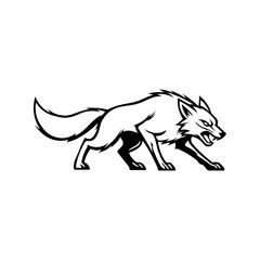 E sport Fox Animal logo vector design templates simple and modern © Deni