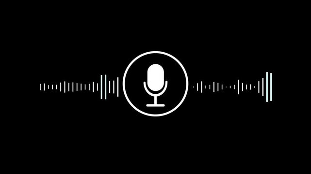 animation Audio music player timeline