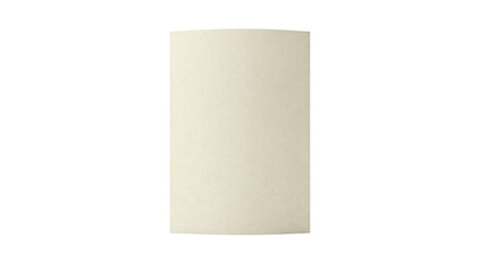 Fototapeta premium Blank vertical white paper texture on transparent background
