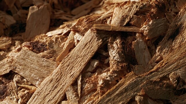 Crumpled and textured OSB oriented strand board background