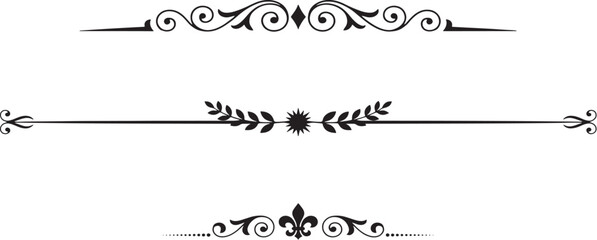Abstract vector background with ornate floral heart design, vintage decorative frame with scroll and swirl elements, elegant black silhouette art pattern banner composition © RazuAhmed