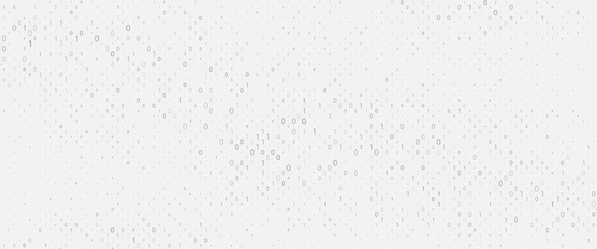Stream binary code. Binary code matrix. Background on screen from numbers 0 and 1. Computer matrix. Numbers on screen. Binary code. vector eps 10