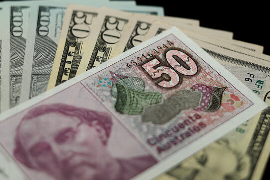 Argentina and America in one place dollars and peso