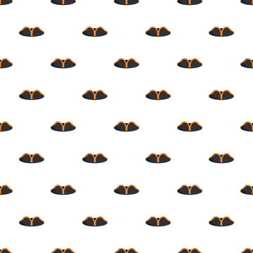 Bicorne hats repeating in a seamless historical military uniform pattern