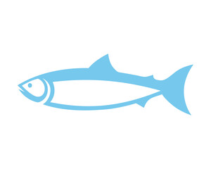 Fototapeta premium Modern fish logo vector icon with a clean and professional design, suitable for seafood brands, fishing companies, aquaculture businesses, and marine organizations