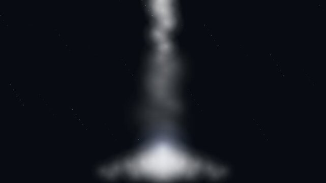 Dark Slate  Rocket Launch Animation Seamless Loop