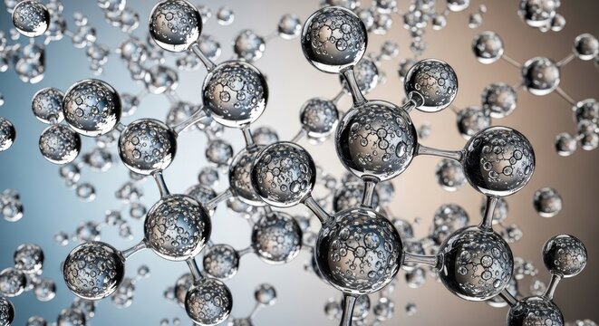 Molecular Structure - A Detailed Scientific Illustration.