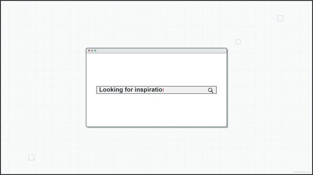 Searching for Inspiration Online: Website Interface Animation