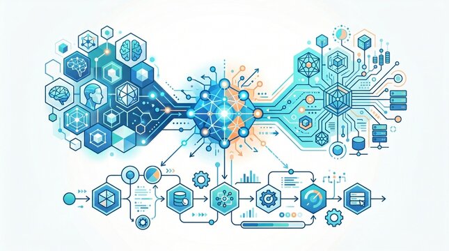Artificial intelligence and digital data network flow