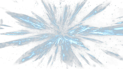 Frozen Ice Debris Cloud with Dynamic Motion Effect PNG © Татьяна Куриленко