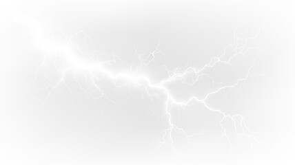 Bright White Lightning Arc with Dynamic Electric Discharge PNG © Татьяна Куриленко