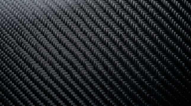 Detailed dark gray carbon fiber weave pattern showing high quality texture isolated on transparent background