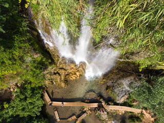 Ruta de las tres cascadas de Anna en Valencia © Fotos ZonaFreeDrone