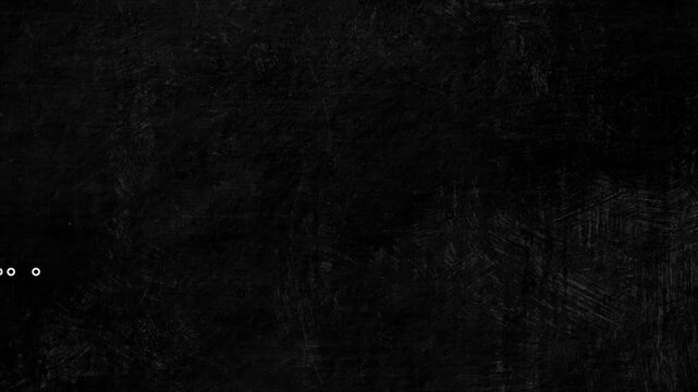 Black background with white square frame and various white symbols and markings around it