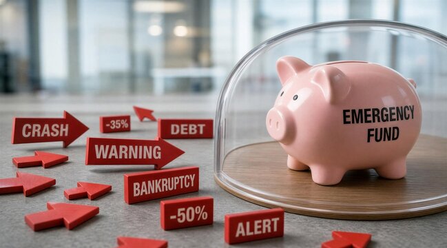 Emergency Fund Protected from Financial Crisis and Debt