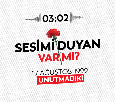 The Great Marmara Earthquake of August 17, 1999. 17 ağustos 1999 b&uuml;y&uuml;k marmara depremi. Unutmadık.