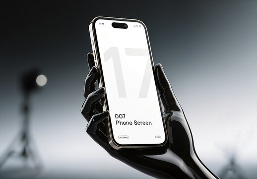 Phone Screen Mockup PSD