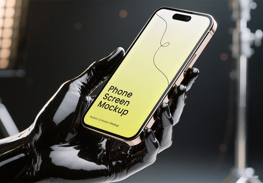 Editable Phone Screen Mockup