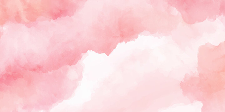 Abstract pink watercolor background,Paint brush paper textured stain canvas element,Acrylic shinny pink flowing ink grunge texture,watercolor bleed and fringe with vibrant distressed grunge texture,