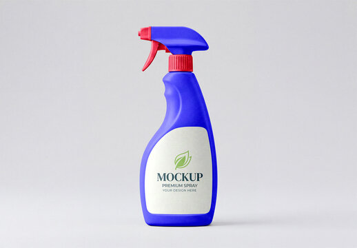 Trigger Spray Bottle Mockup