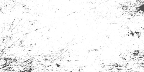 Plakat Vector subtle grain texture overlay, grunge background, dirt overlay or screen effect white dust and scratches on a black background. Old vintage wall spray graphic texture vector illustration, 