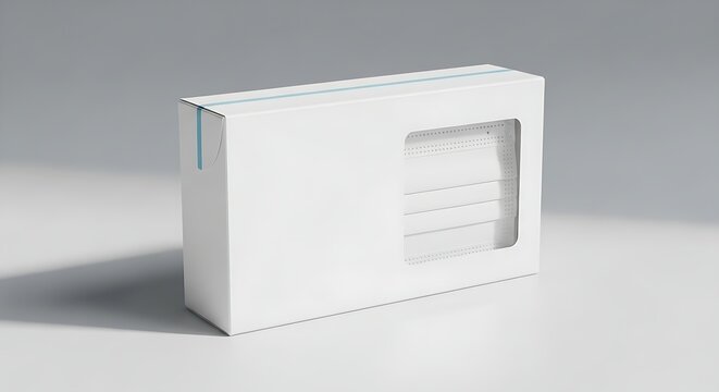MinimalistWhiteCardboardPackagingBoxWithWindow.