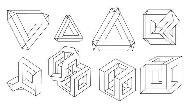 Impossible Geometric Shapes and Optical Illusions