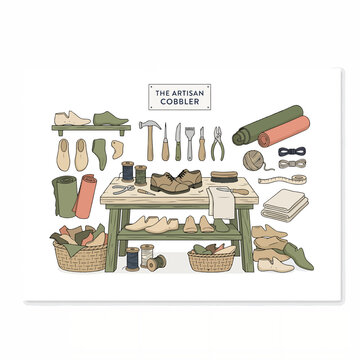 The Artisan Cobbler Workbench Tools.