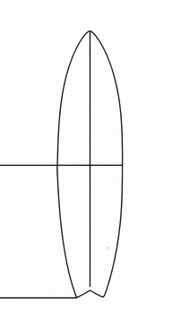 Geometric black lines on white background design.