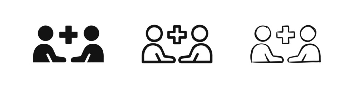 Add Friend or User Icons in Flat, Outline, and Sketch Styles