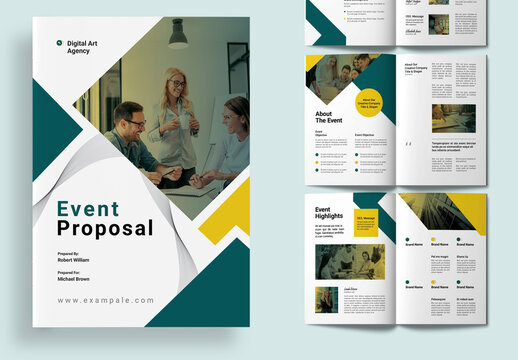 Corporate Event Proposal and Business Brochure Template