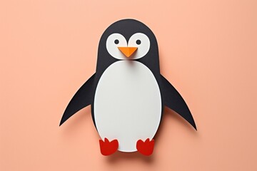 Fototapeta premium Penguin animal bird representation.