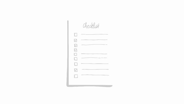 Blank notepad with lines for writing.
