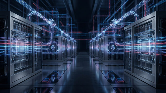 High Performance Data Center with Optical Data Flow and Cloud Infrastructure