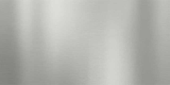 Brushed Metal Texture: A close-up view of a brushed metal surface, showcasing its reflective properties and linear texture. Ideal for backgrounds and design elements.