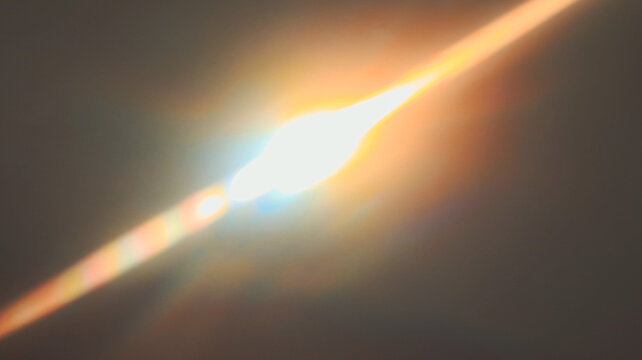 Space rocket ignition in dark space abstract photo